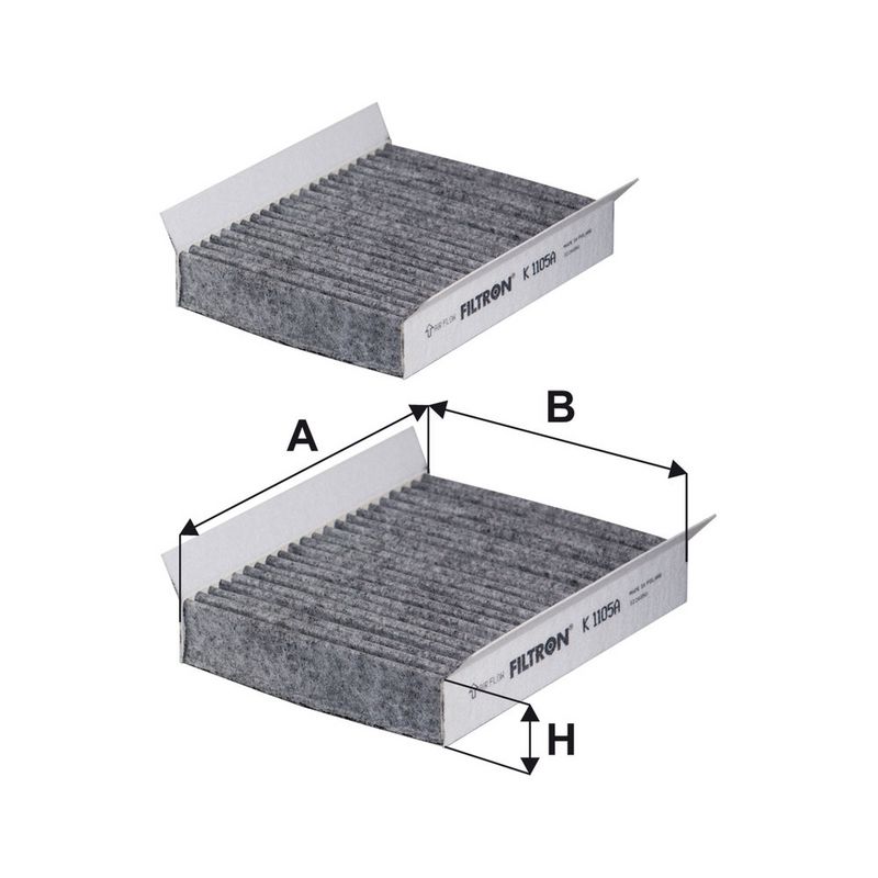 Filter, salongiõhk, FILTRON K 1105A-2X