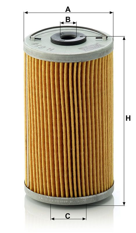 Õlifilter, MANN-FILTER H 614 n