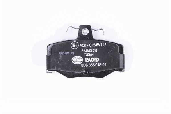 HELLA PAGID 8DB 355 018-021 Brake Pad Set, disc brake