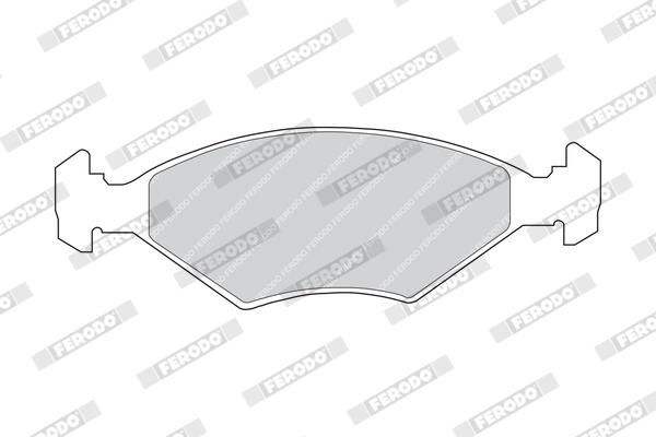 FERODO Plaquettes de frein à disque FDB519