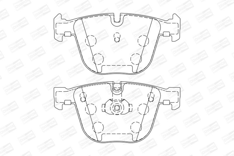 CHAMPION Plaquettes de frein à disque 571991CH