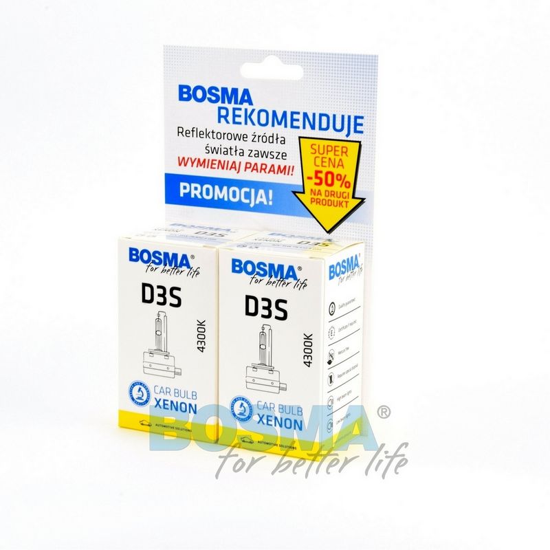 BOSMA 9518D - Lemputė D3S Xenon 42V 35W
