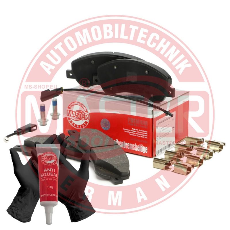 set placute frana,frana disc MASTER SPORT 13046038332N-SET-MS