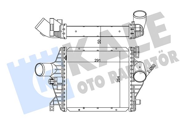 Охолоджувач наддувального повітря, Kale Oto Radyatör 344995
