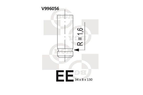 Випускний клапан, Bg Automotive V996056