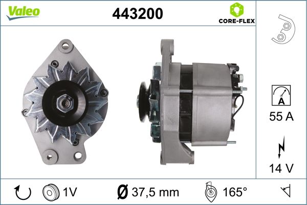 VALEO Dynamo / Alternator 443200