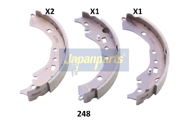 JAPANPARTS Stabdžių trinkelių komplektas