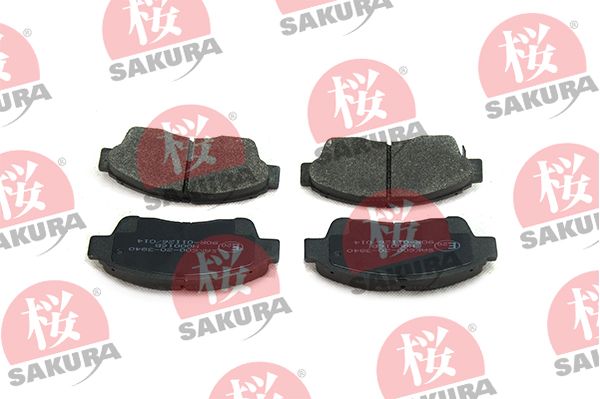 SAKURA 600-20-3840 Комплект гальмівних накладок, дискове гальмо