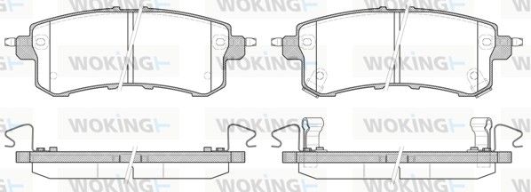 Колодки тормозные, INFINITI QX56 (01/04-)