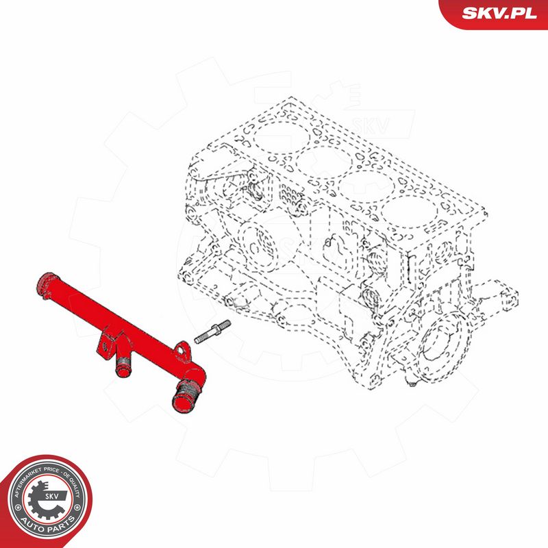 ESEN SKV 43SKV748 Radiator Hose