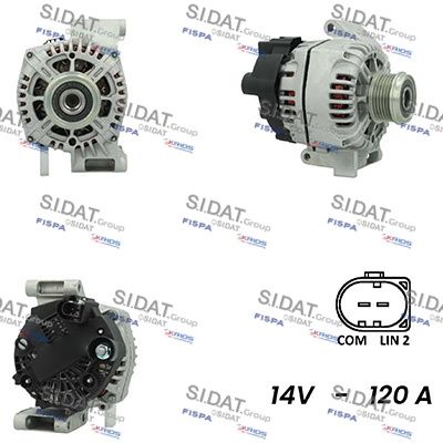SIDAT generátor A12VA0407A2