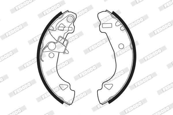 FERODO FSB527 Brake Shoe Set