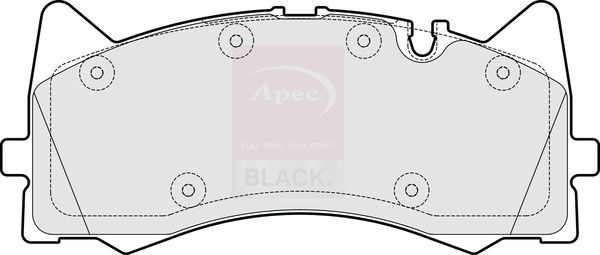 APEC Brake Pad Set, disc brake PAD2176B