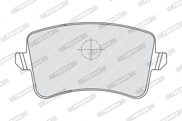 FERODO FDB4050 Brake Pad Set, disc brake