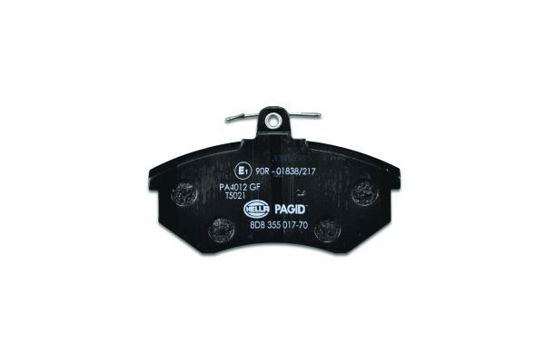 HELLA PAGID 8DB 355 017-701 Brake Pad Set, disc brake