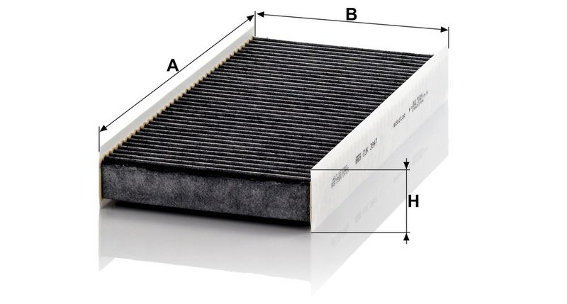 Filter, salongiõhk, MANN-FILTER CUK 3847