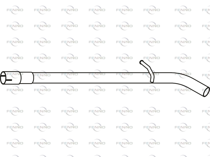 FENNO P49042 Exhaust Pipe