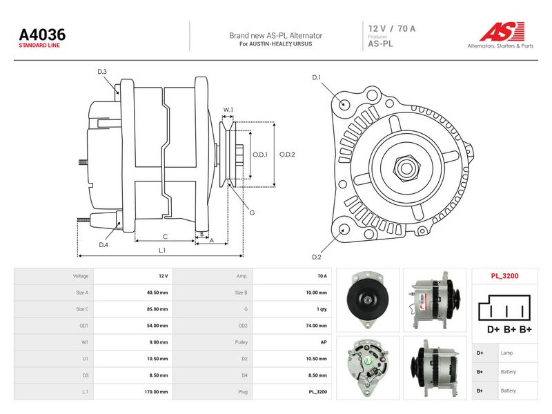 Generaator, AS-PL A4036