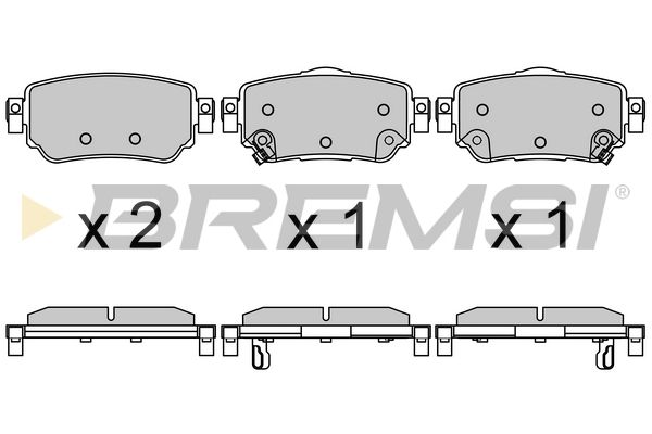 Гальмівні колодки зад. Nissan X-Trail/Qashqai II 13- (TRW)