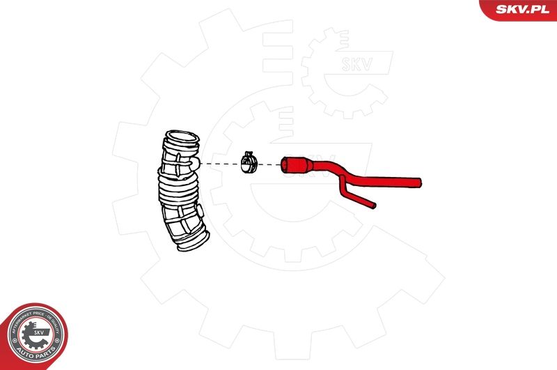 Шланг подачі наддувального повітря, Skv Germany 24SKV207
