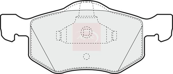APEC Brake Pad Set, disc brake PAD1254