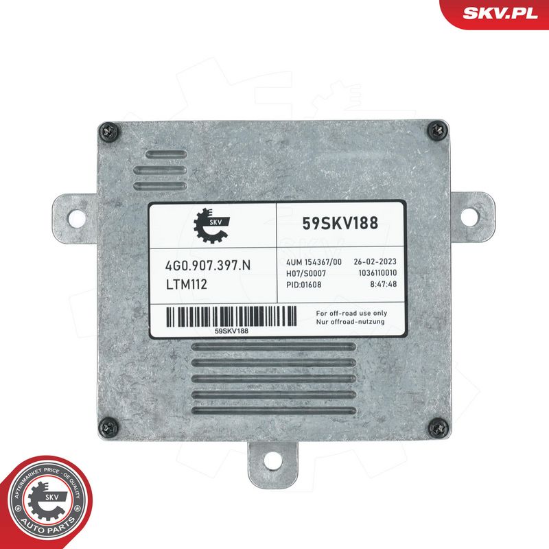 Prekė atitinka OEM kodą: 4G0907397F
