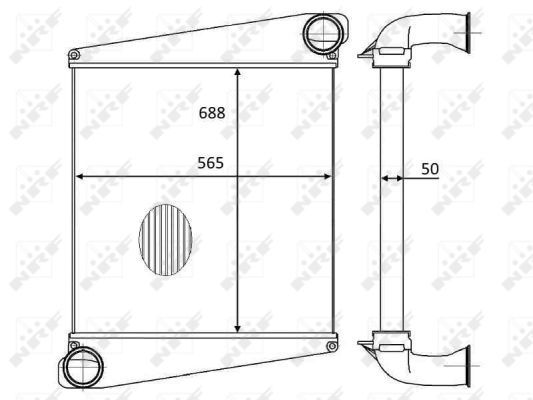 NRF 30557 Charge Air Cooler