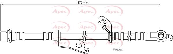 APEC Brake Hose HOS4178