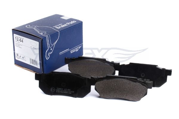 TOMEX Brakes TX 12-64 Комплект гальмівних накладок, дискове гальмо