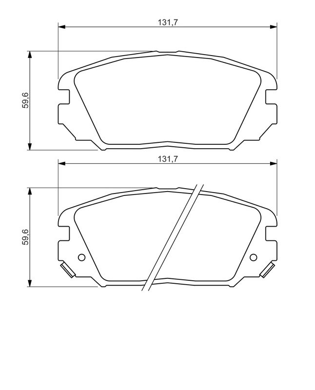 BOSCH 0986494378 Brake Pad Set, disc brake
