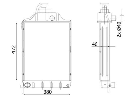 Product Image - Radiateur - CR2304000P - MAHLE