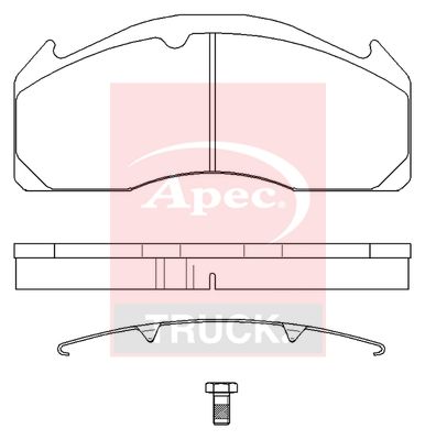 APEC Brake Pad Set, disc brake PAD29277K