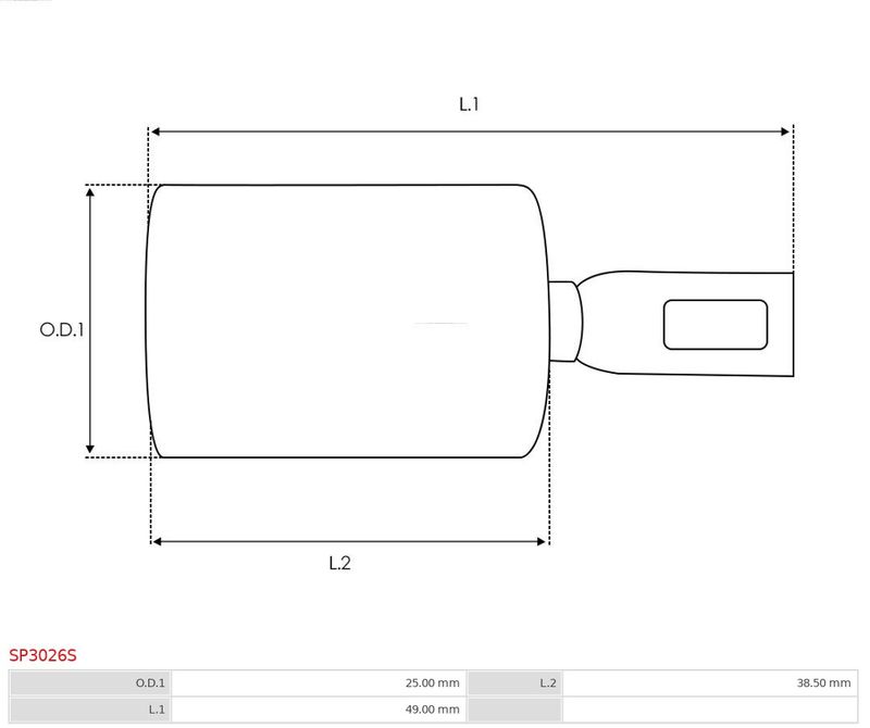 Ремонтний комплект, стартер, Auto Starter SP3026S