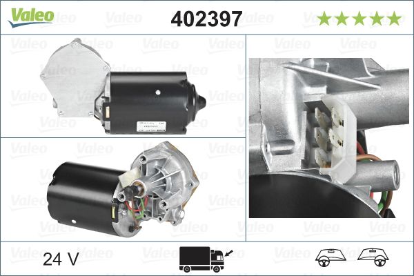 motorek stěrače SOLARIS, 24V 402397