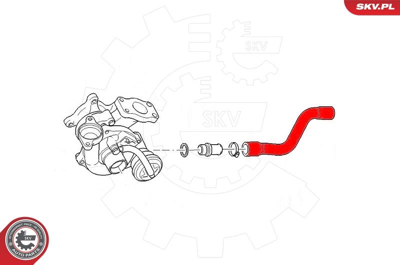 Шланг подачі наддувального повітря, Skv Germany 43SKV409