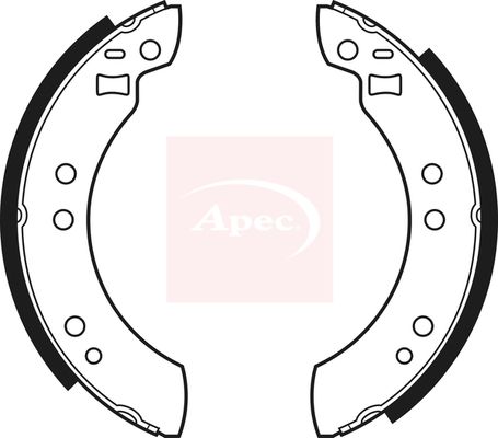 APEC Brake Shoe Set SHU244