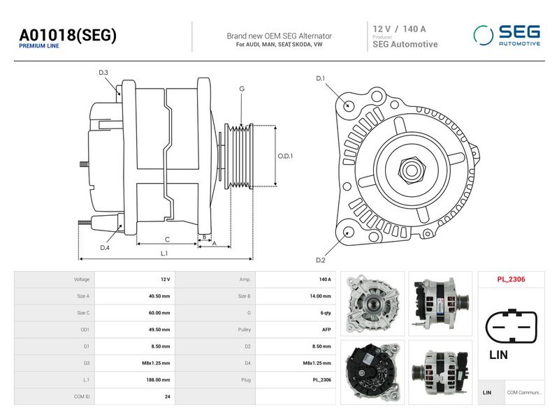 OEM код товара: 03L903024T