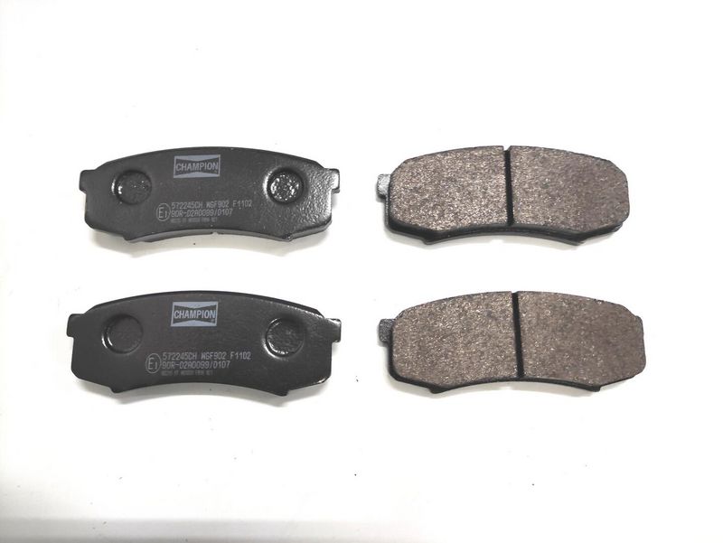Plaquettes+de+frein+à+disque CHAMPION 572245CH