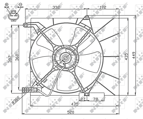 WILMINK GROUP ventilátor, motorhűtés WG1720676