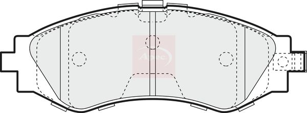 APEC Brake Pad Set, disc brake PAD1122