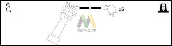 MOTAQUIP gyújtókábelkészlet LDRL1089