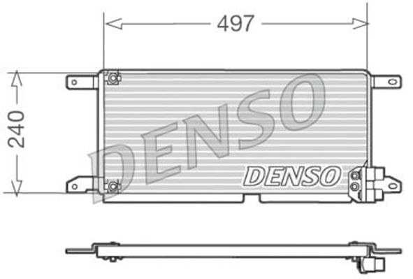 DENSO kondenzátor, klíma DCN13009