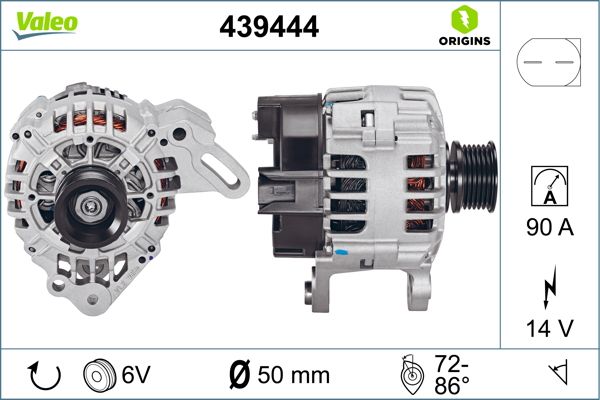 VALEO Dynamo / Alternator 439444