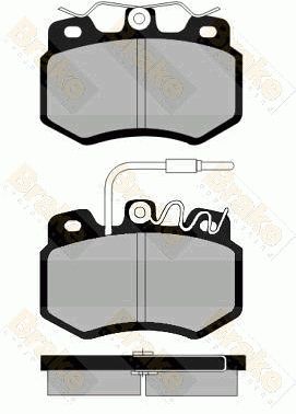 Brake Engineering Brake Pad Set, disc brake PA472