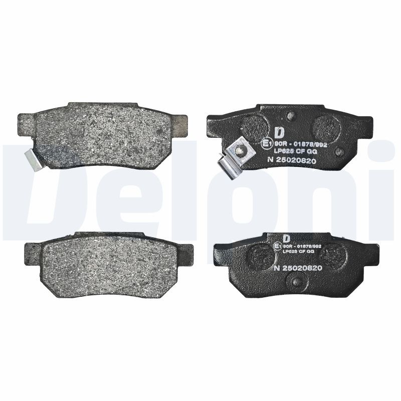Piduriklotsi komplekt, ketaspidur, DELPHI LP625