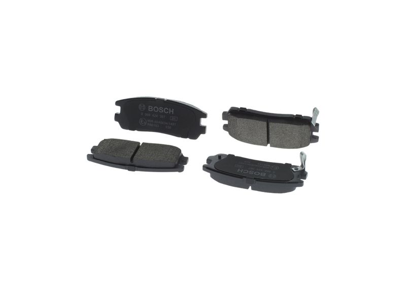 Piduriklotsi komplekt, ketaspidur, BOSCH 0 986 424 367
