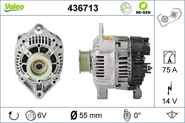 VALEO Dynamo / Alternator 436713