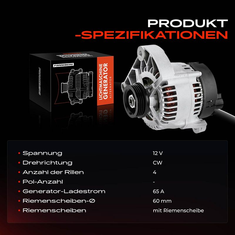 Frankberg 5481FB0001976 Alternator