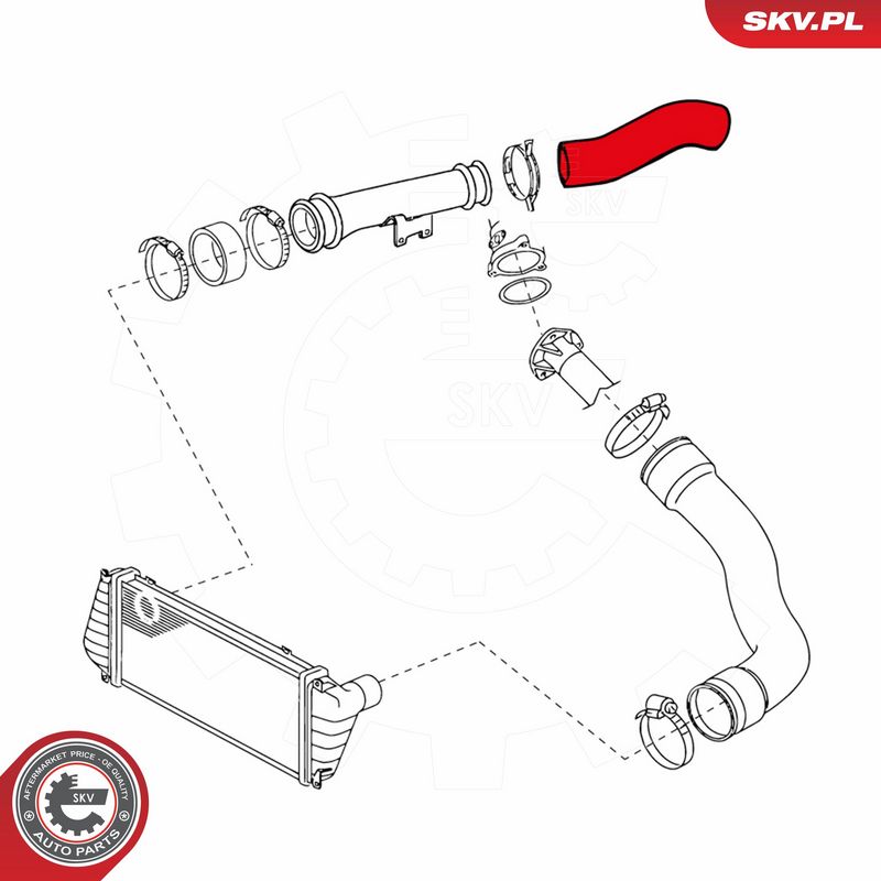 ESEN SKV 24SKV699 Charge Air Hose