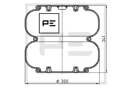 měch pérování zvedací nápravy MERITOR, ROR 084.359-71A